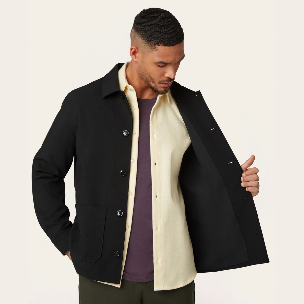 Shirt Jacket Black