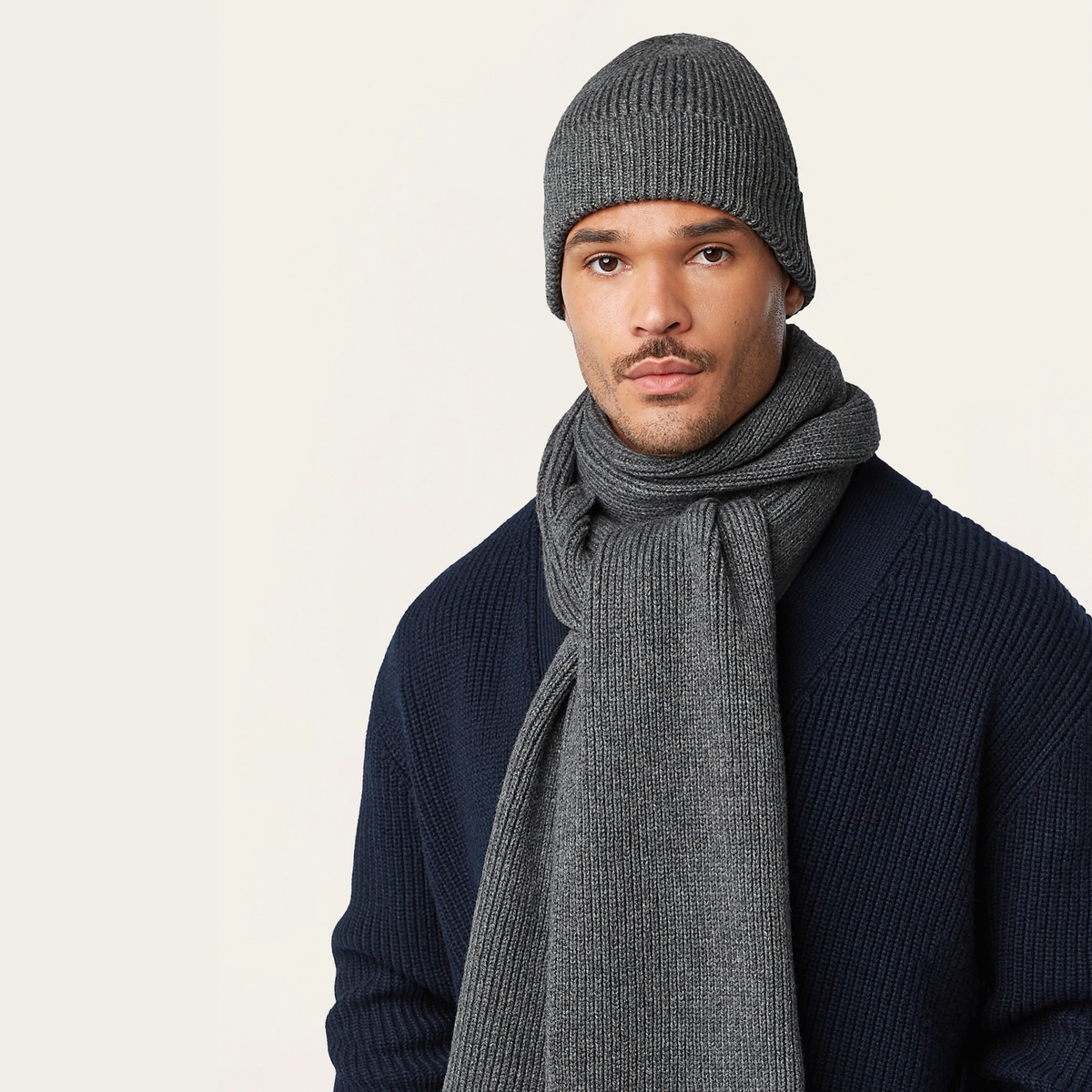 Heavy Seawool Beanie & Scarf bundle