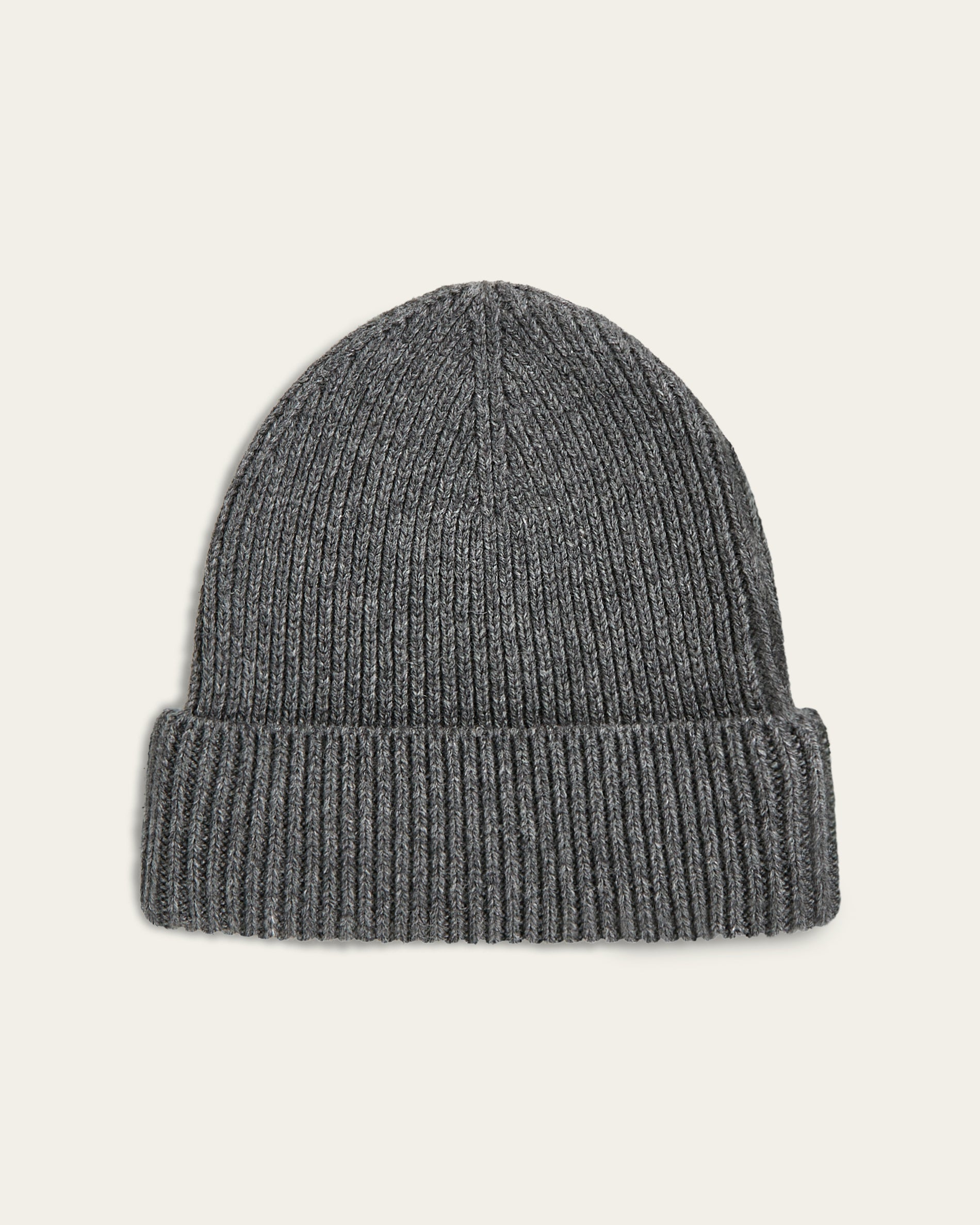 Heavy Seawool Beanie - Dark Grey