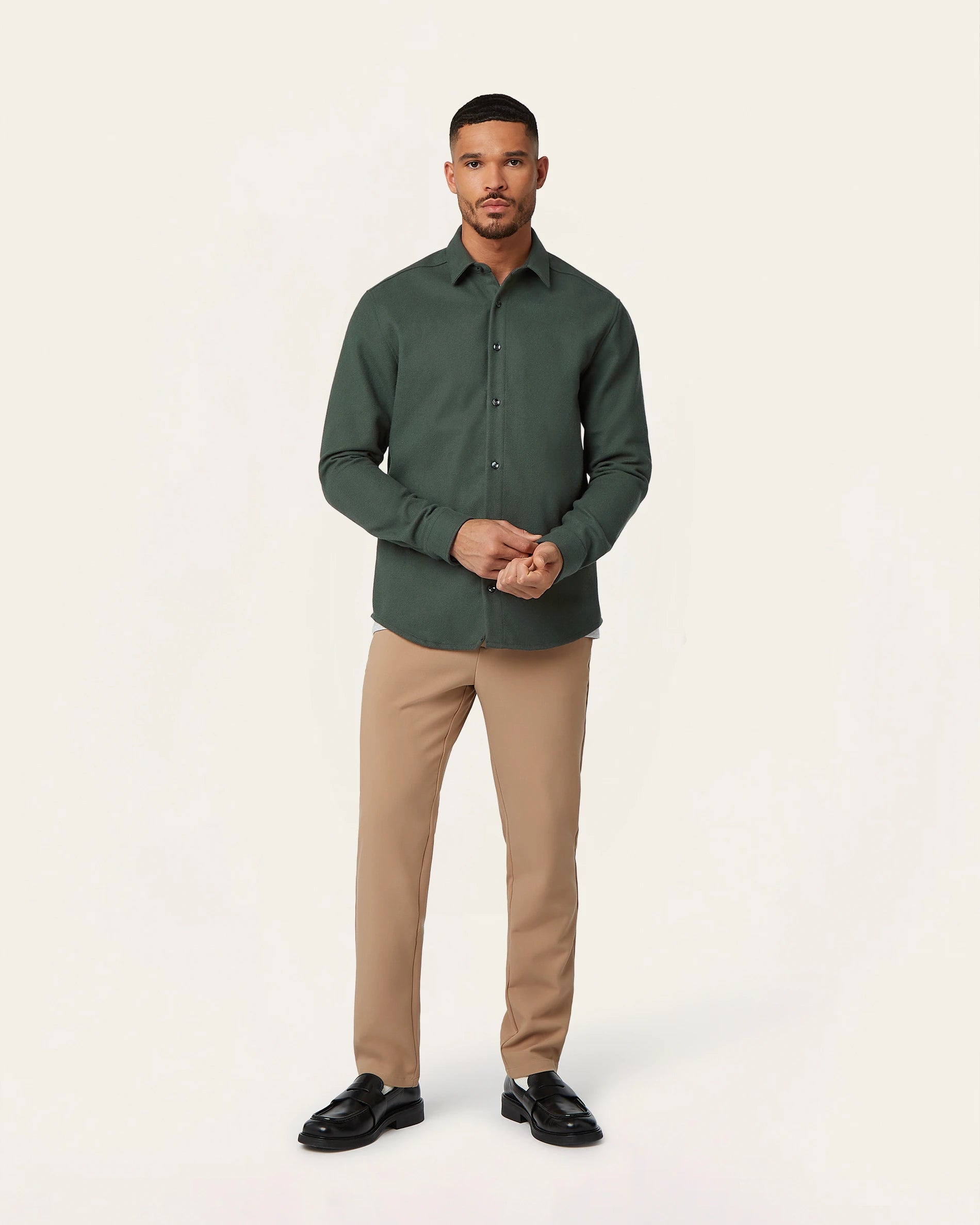 Flannel shirt Dark Green