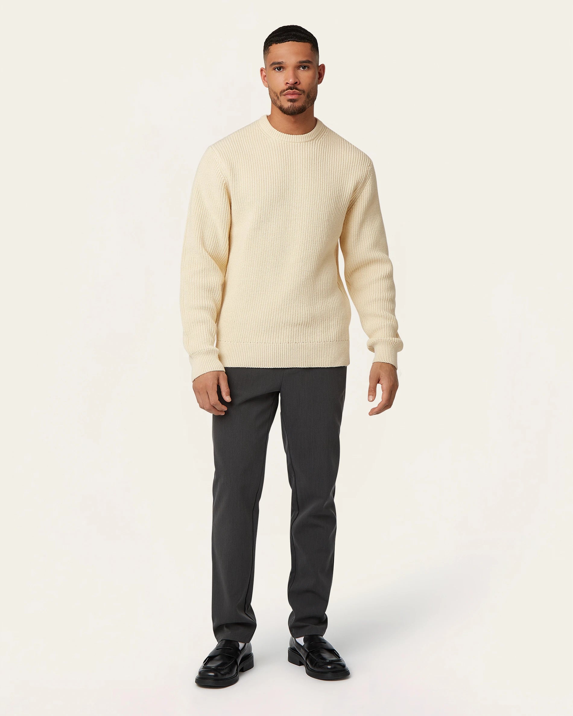 Heavy Seawool Crewneck Off-white