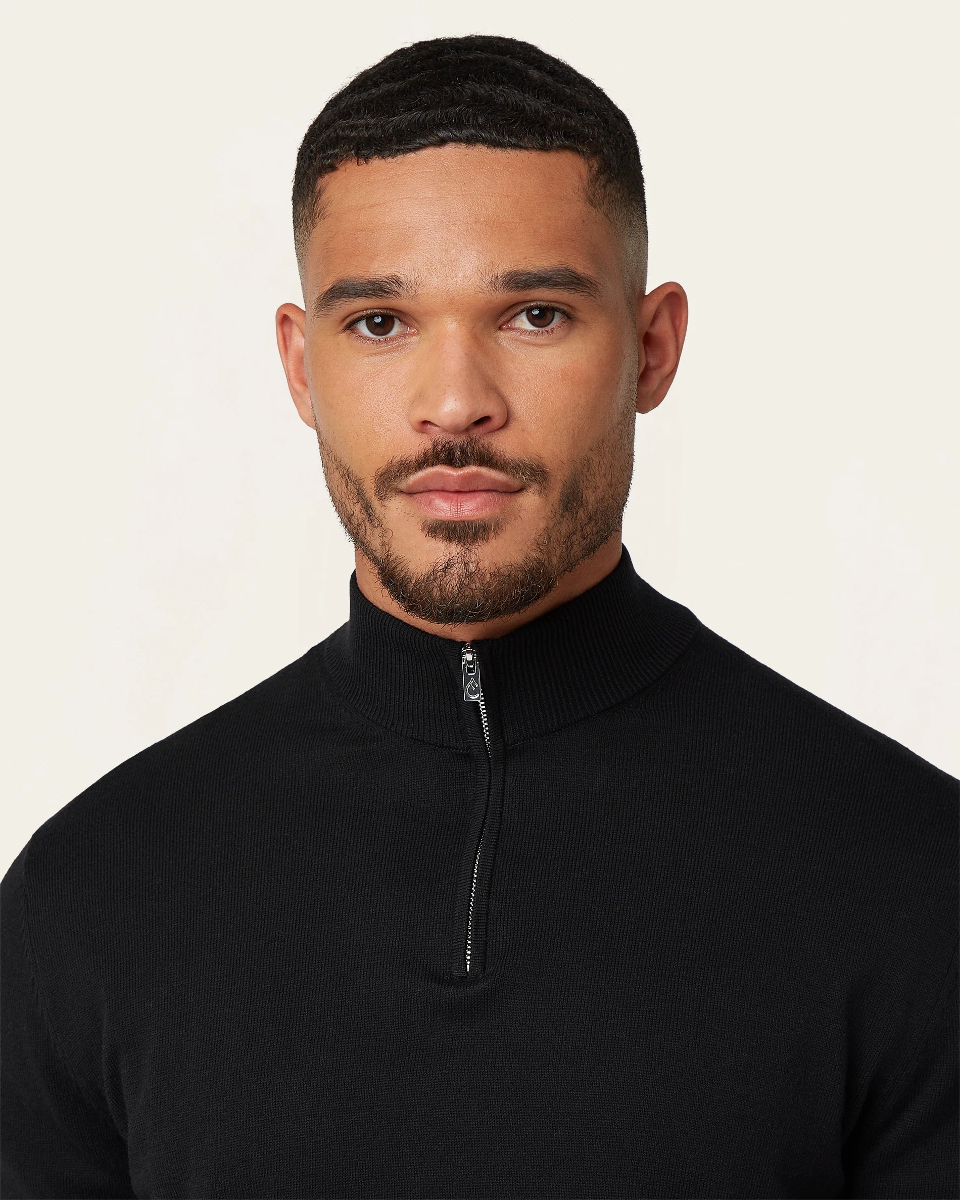 Seawool Half Zip Black