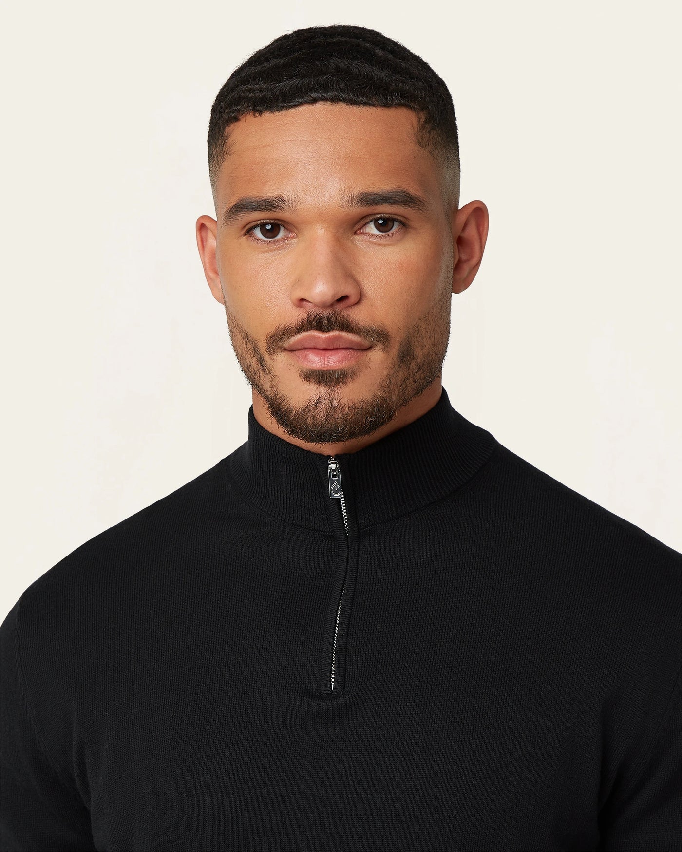 Seawool Half Zip Black