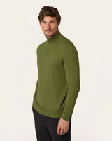 Seawool Half Zip Olive