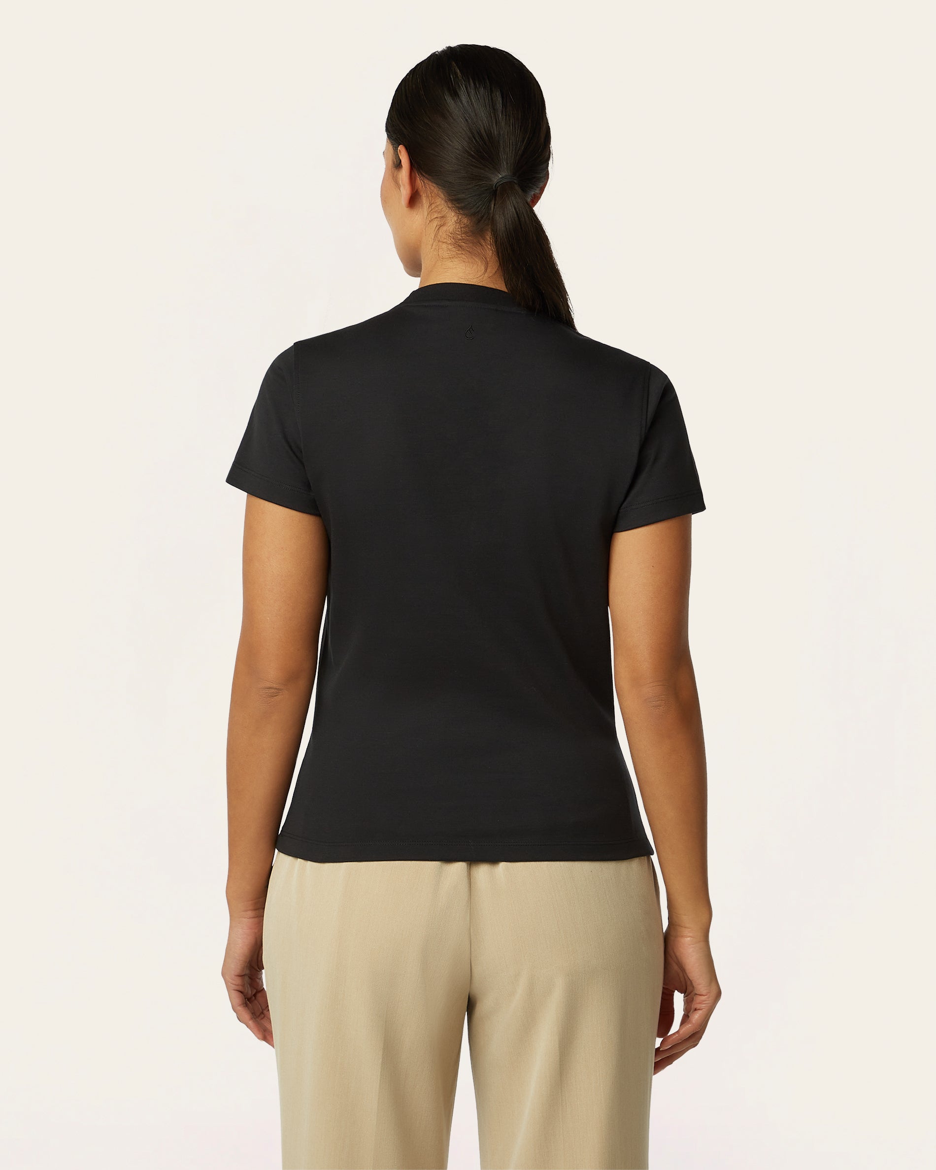 Interlock Slim T-shirt - Black