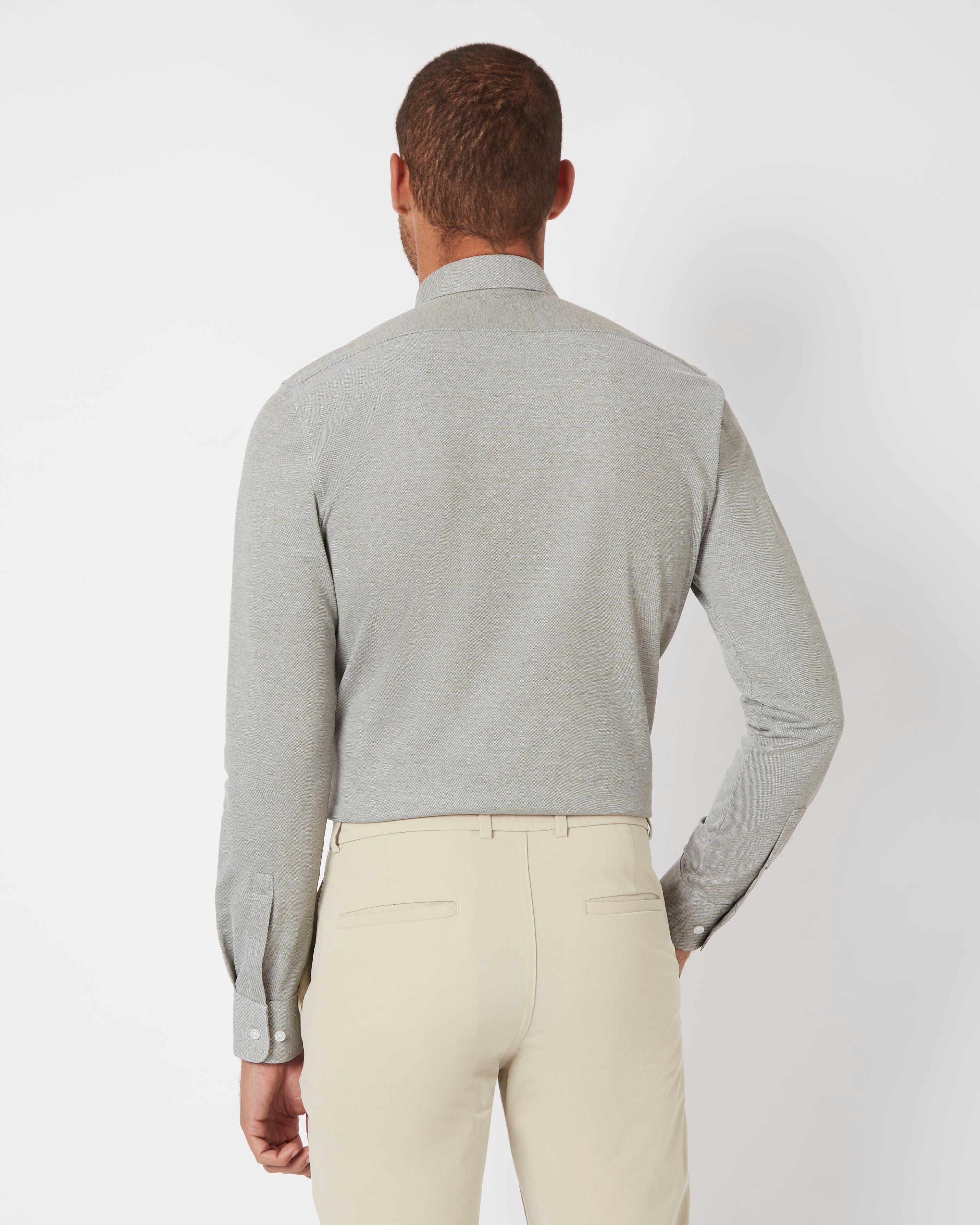 Prior Tech: Knitted shirt sage