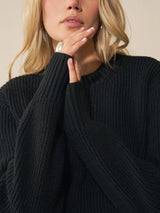 Heavy Seawool Crewneck - Black