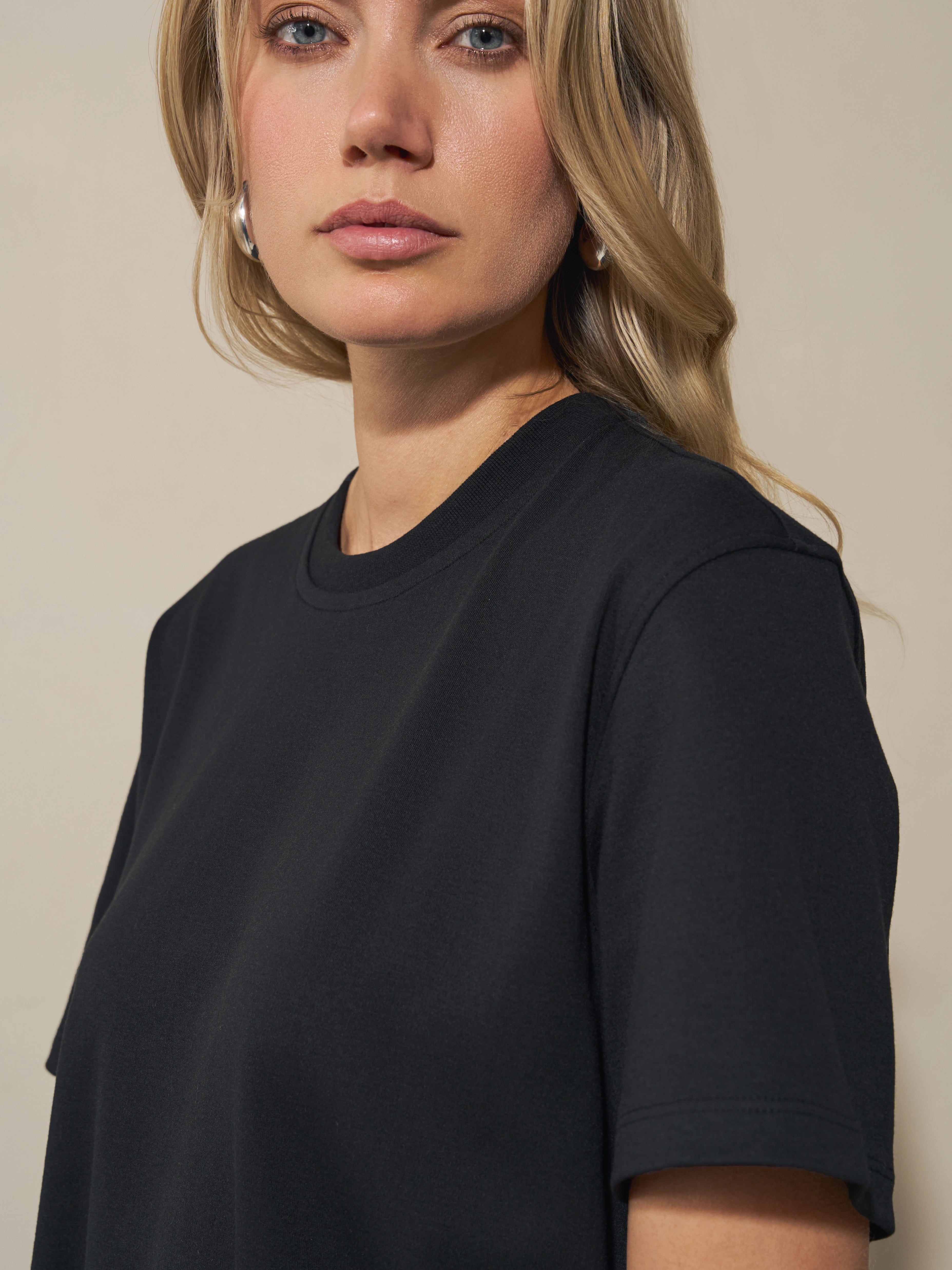 Boxy T-shirt - Black