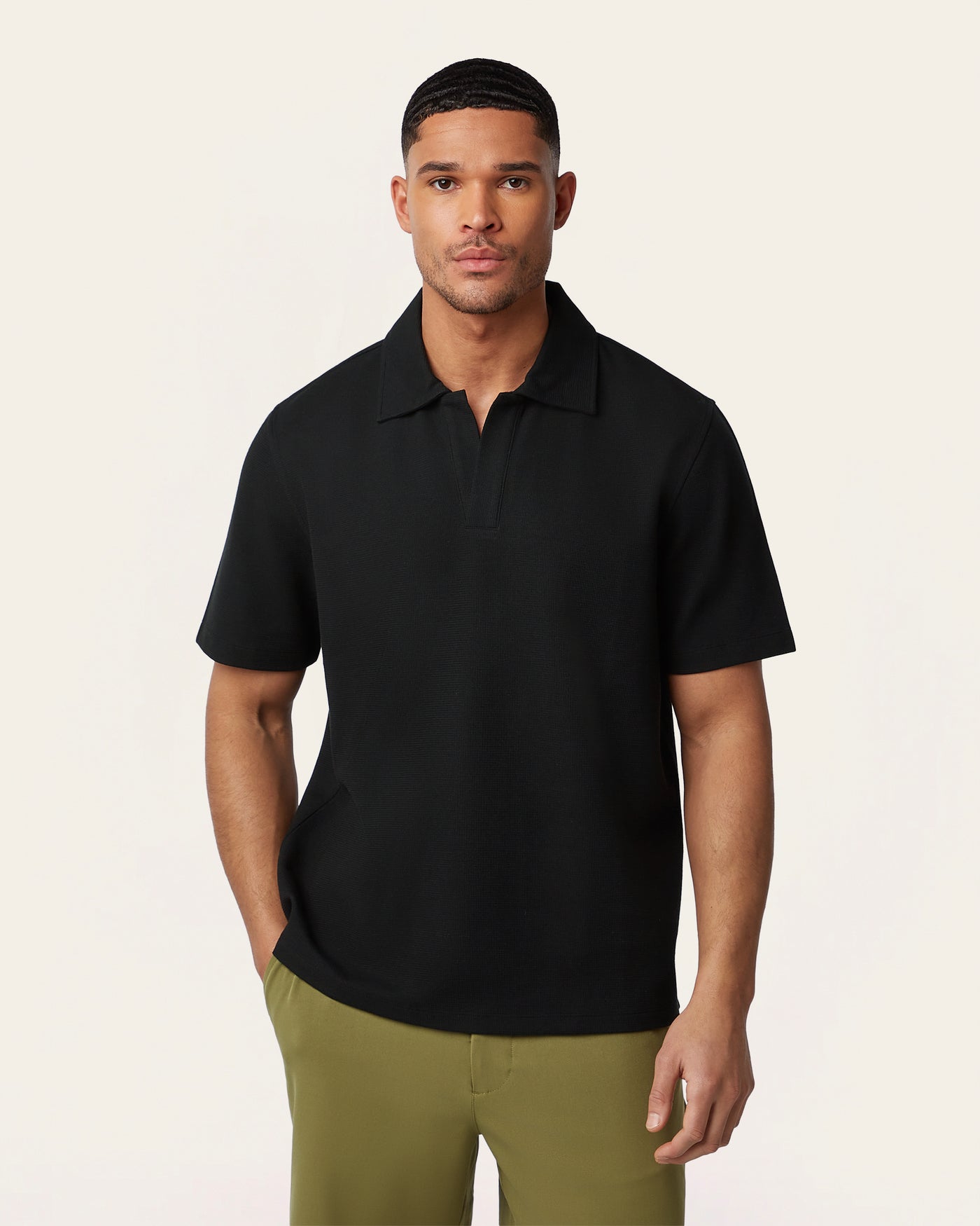 Relaxed Polo Black