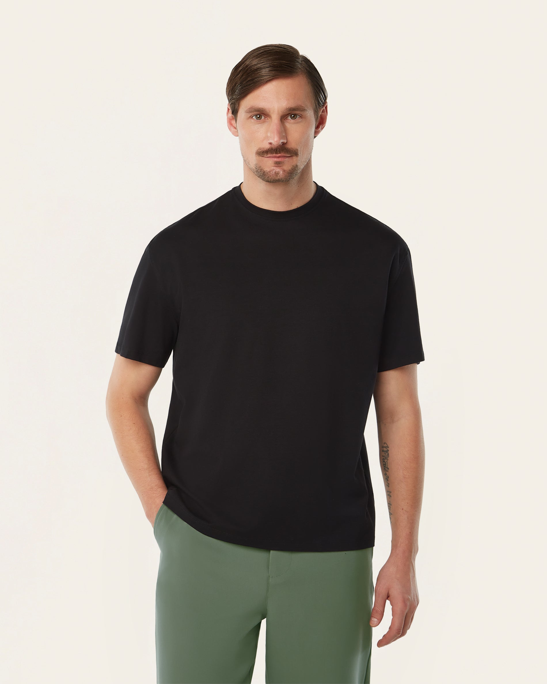 Relaxed T-shirt 3-pack bundle | White & Navy & Black