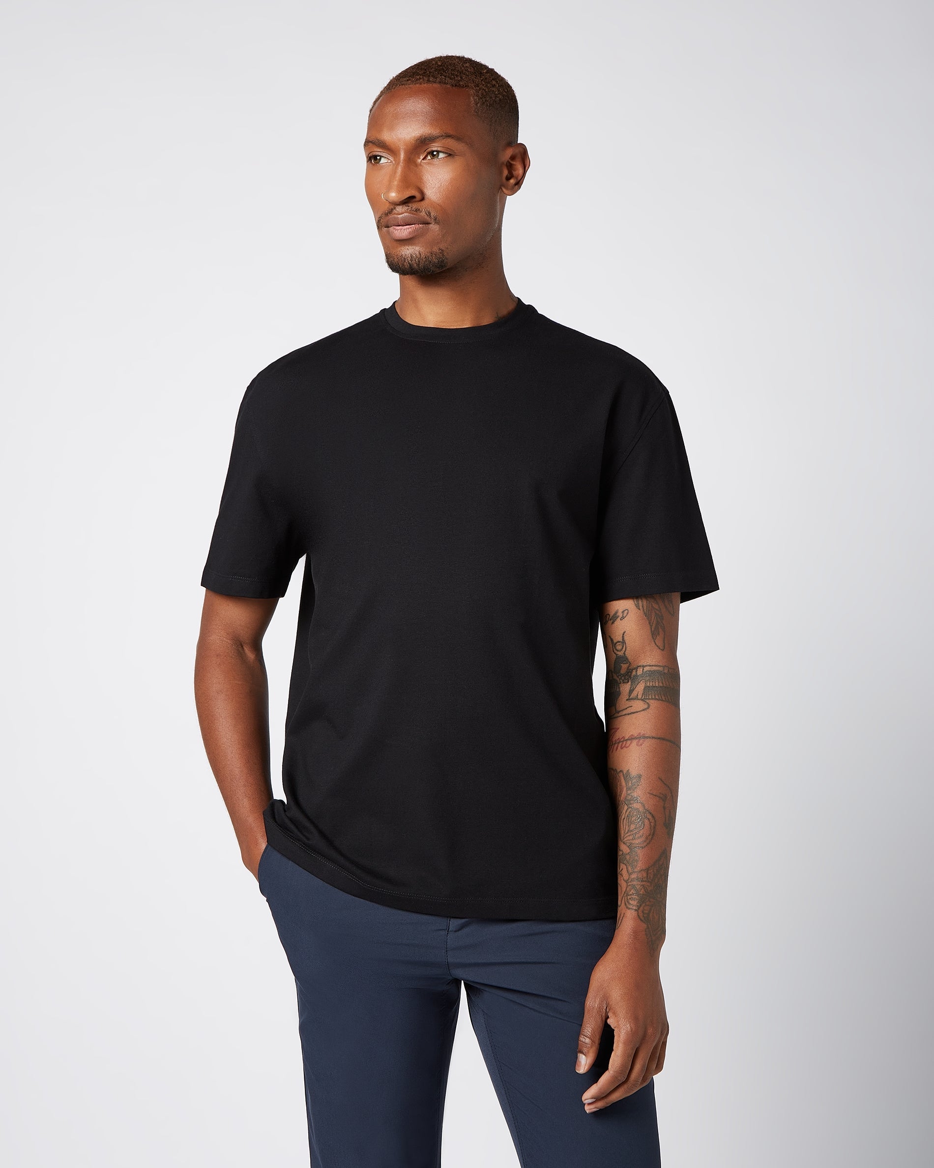 Relaxed T-shirt 3-pack bundle | White & Black