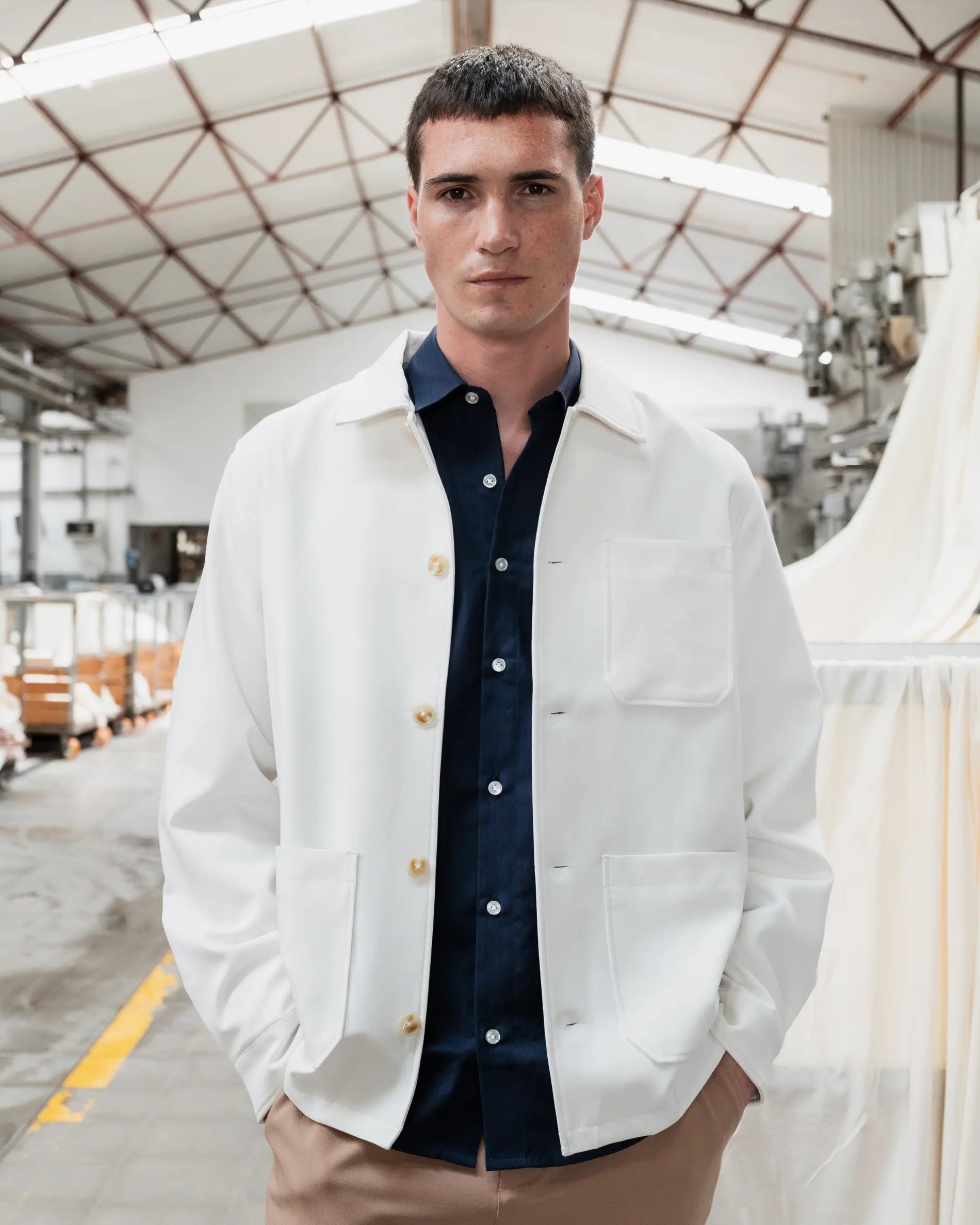 Shirt Jacket Off White