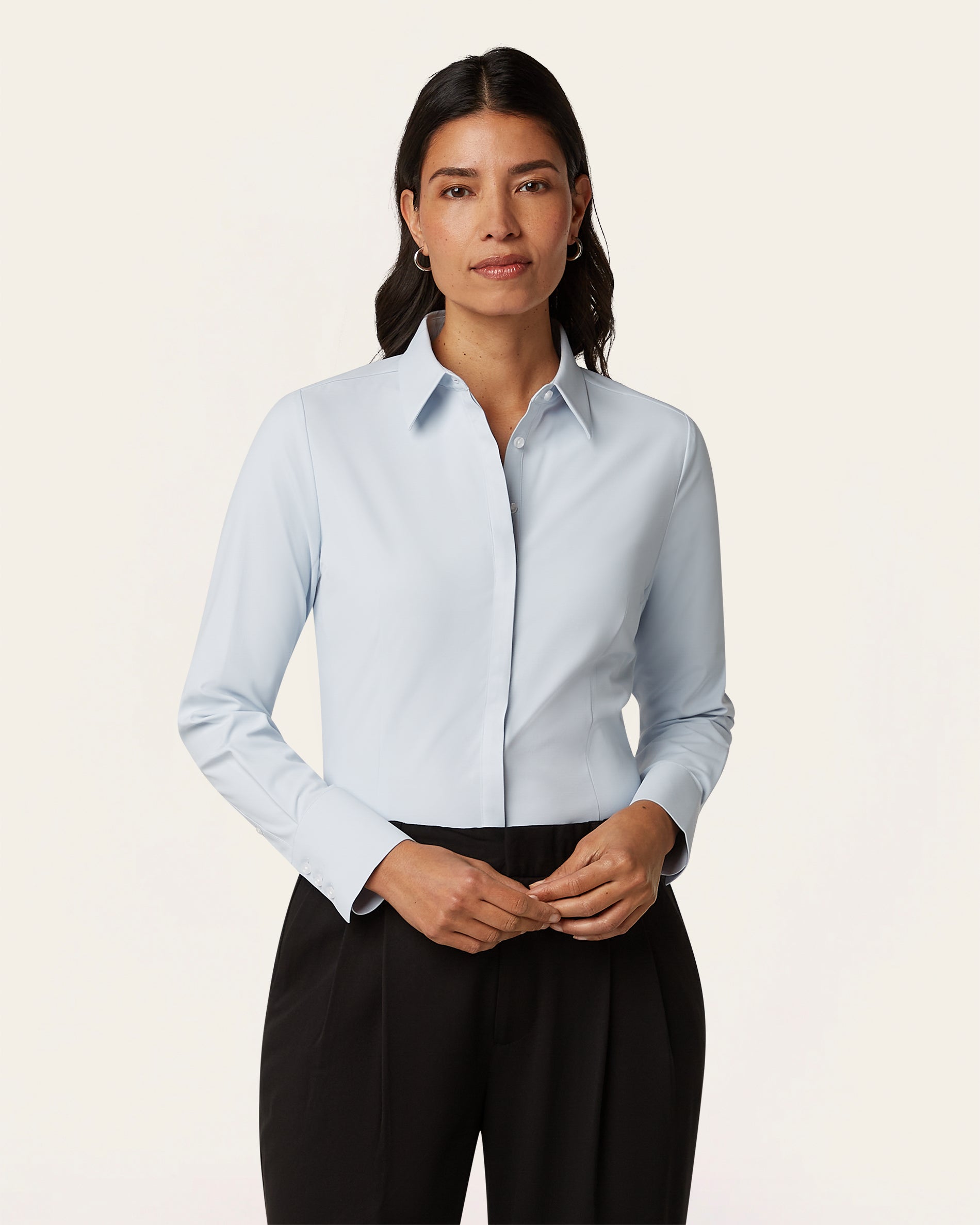 Slim fit Blouse - Light Blue