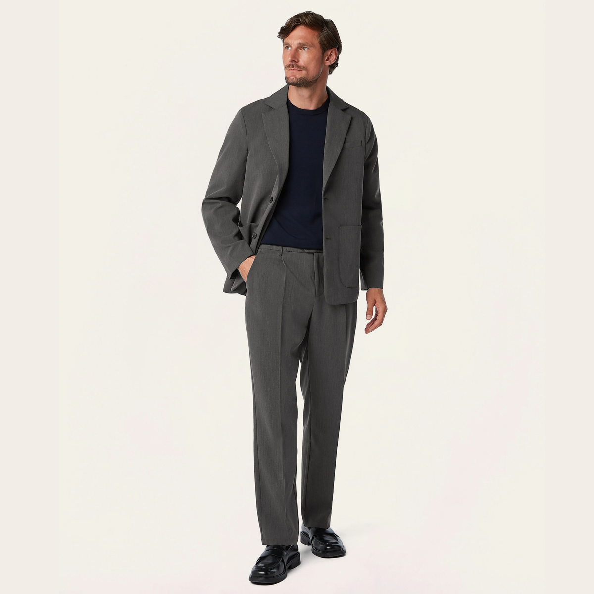 Travel Suit Dark Grey