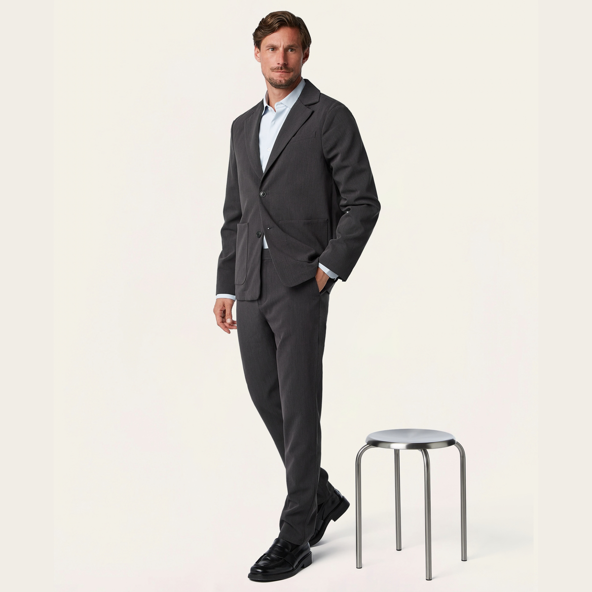 Classic Pants Dark Grey
