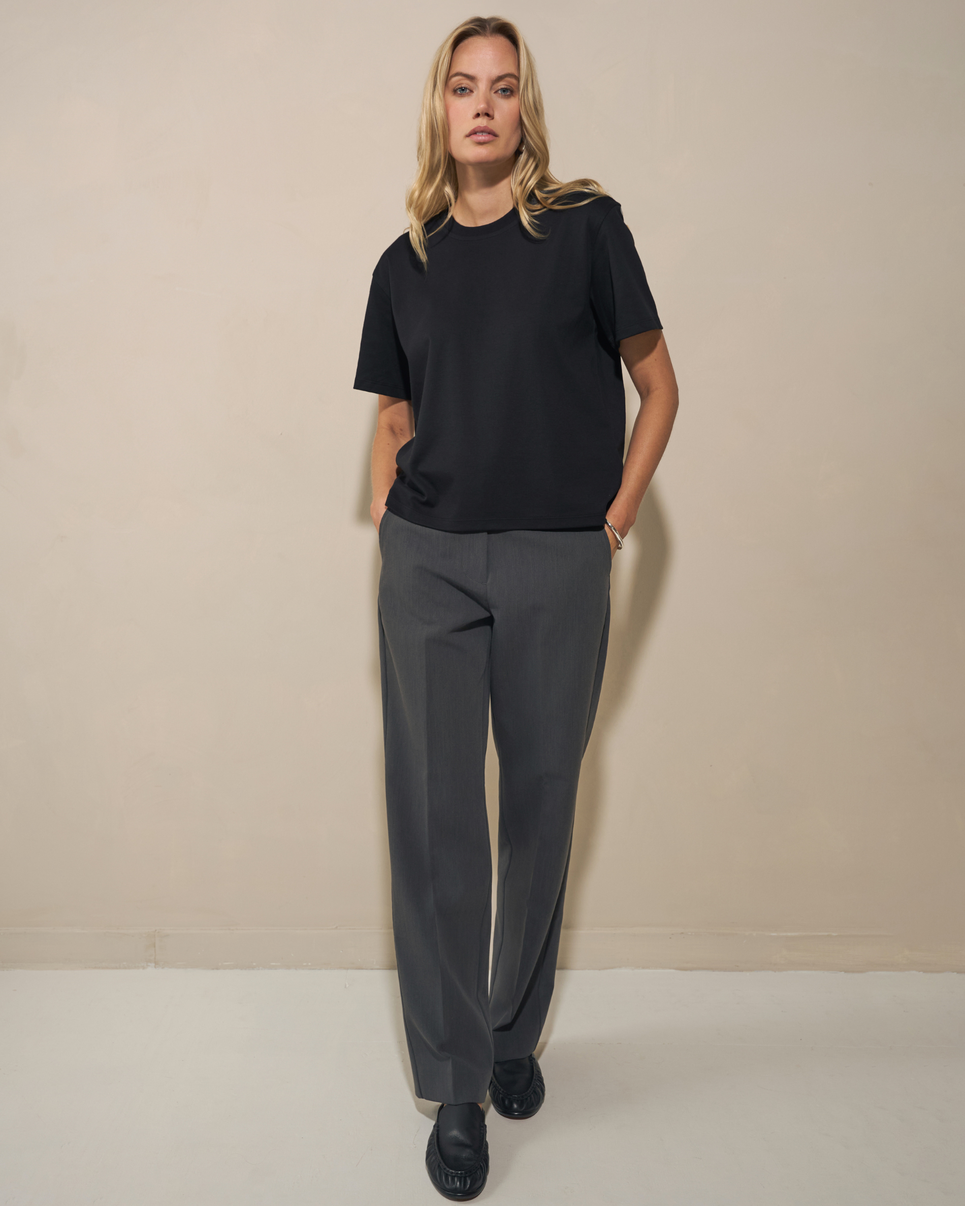 Boxy T-shirt - Black