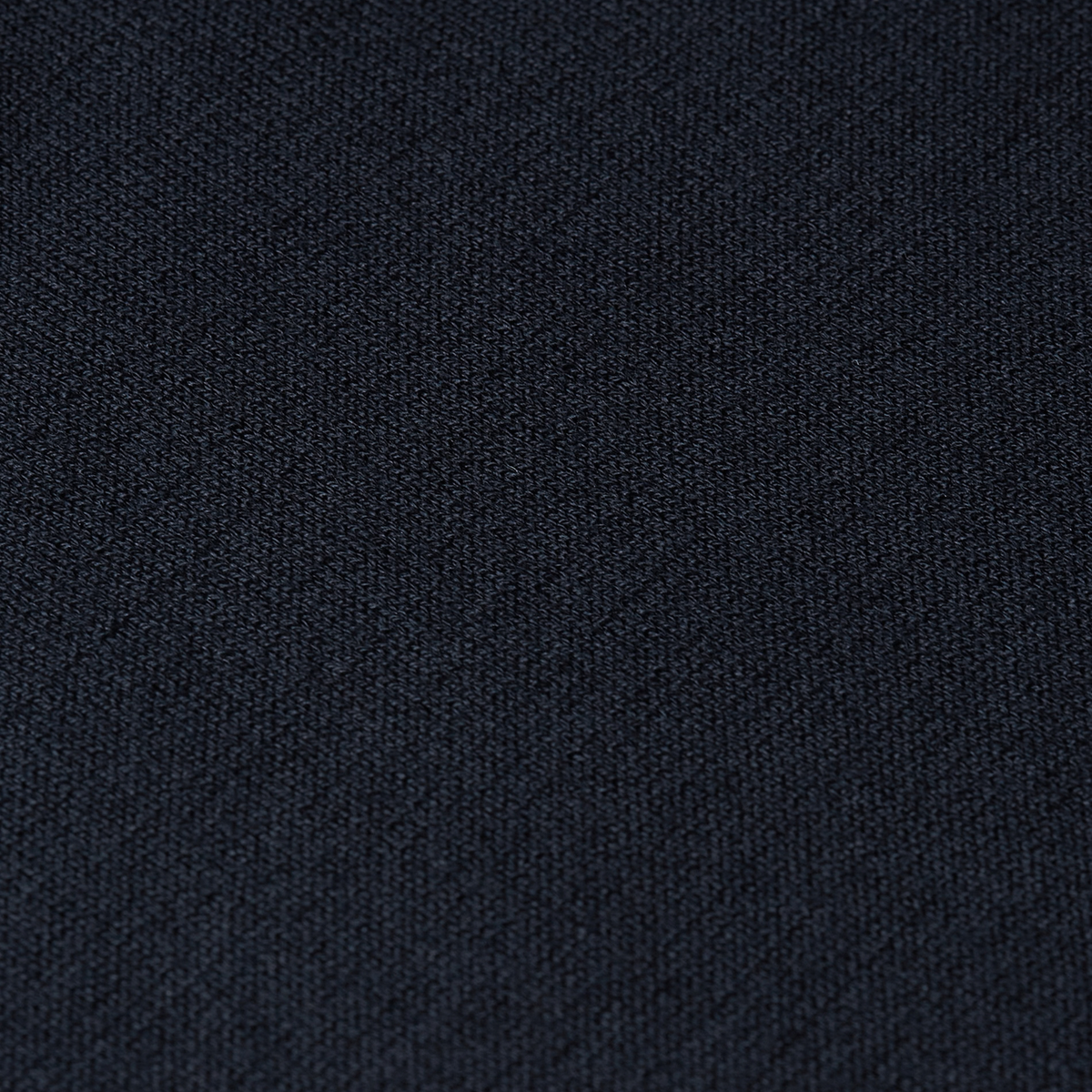 Knitted Long-sleeve Polo Navy