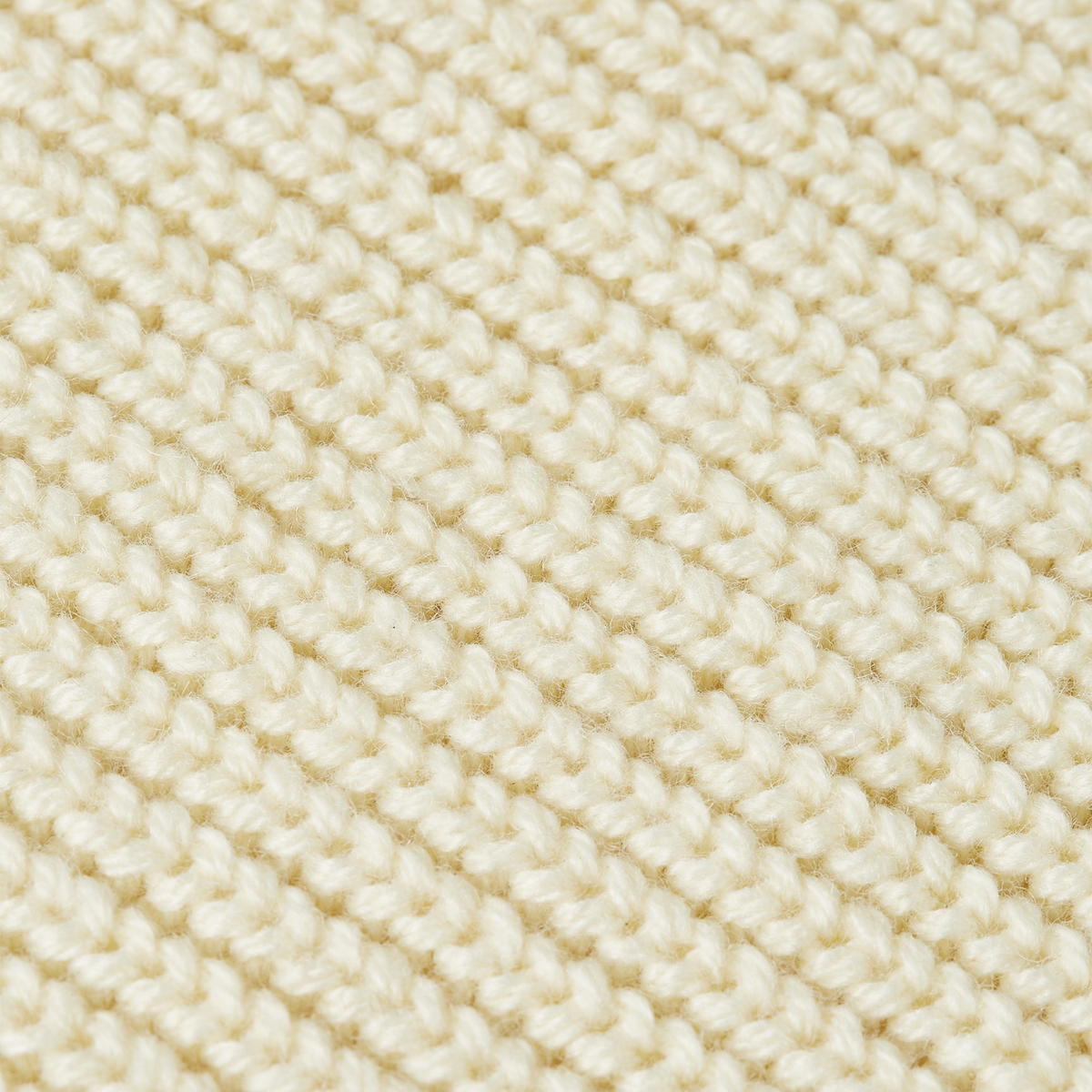 Heavy Seawool Full Zip Cardigan Off White