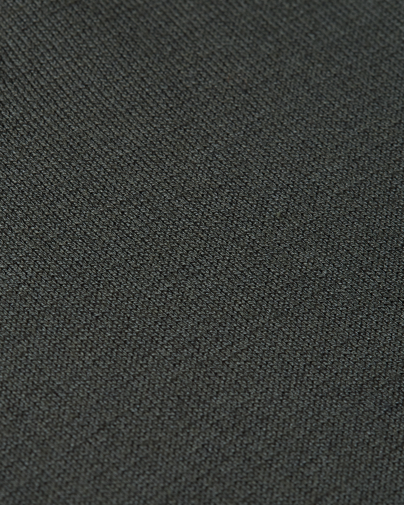 Knitted Long-sleeve Polo Dark Grey