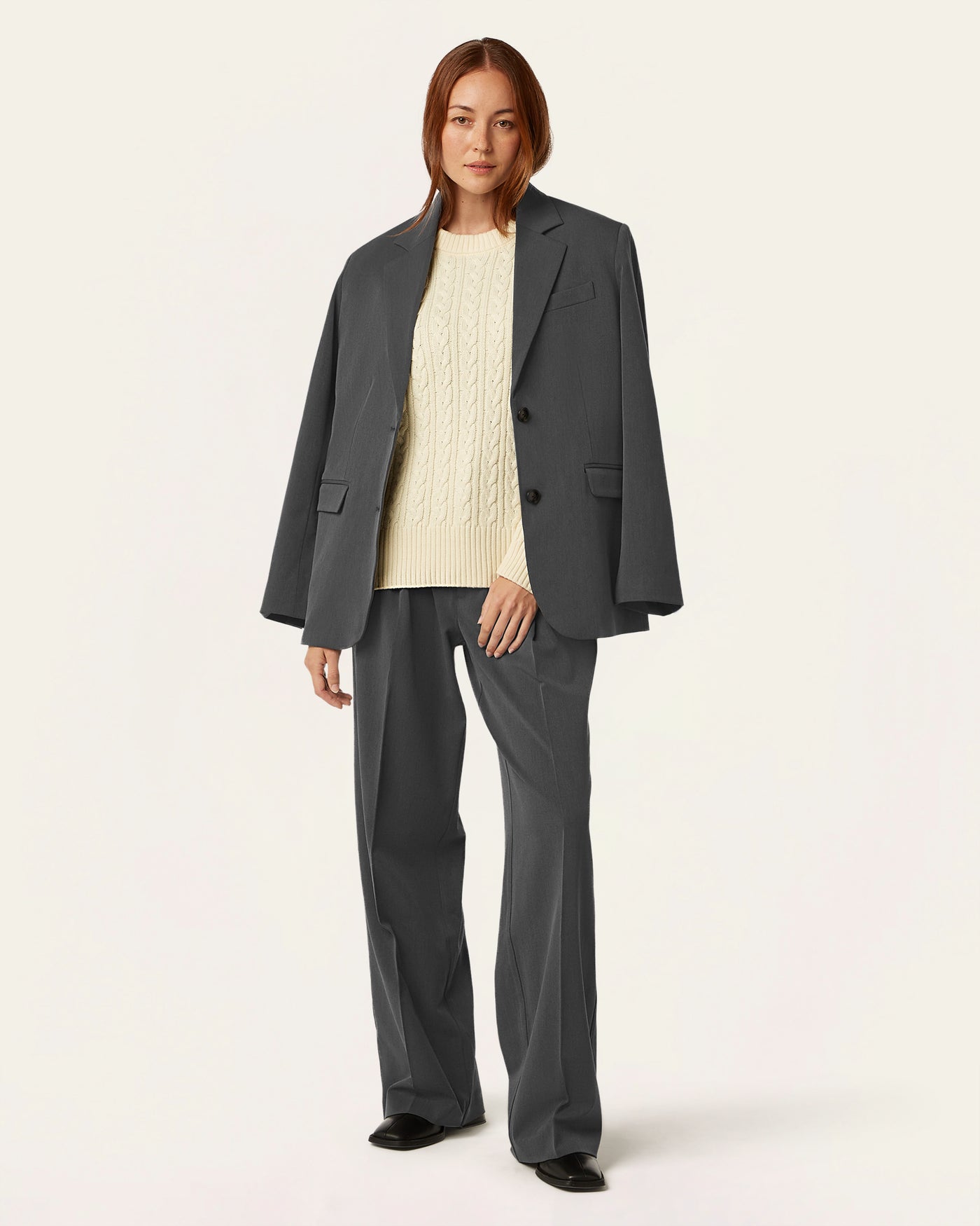Signature Blazer - Dark Grey