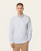 Oxford Shirt White / Blue Stripe