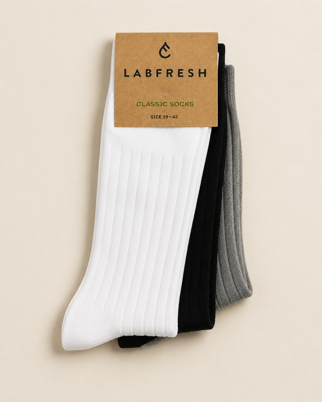 2-pack Classic odour-free socks Black