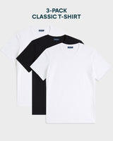 T-shirt 3-pack bundle | White & Black