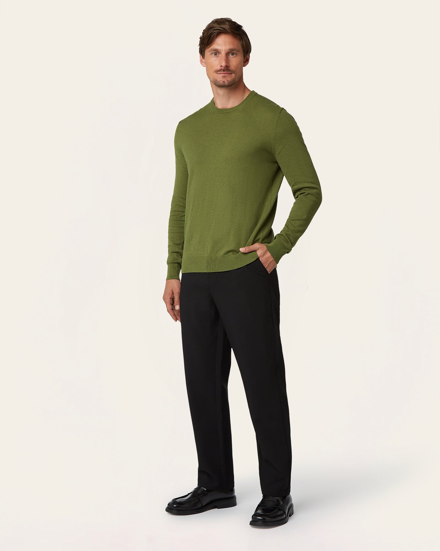 Seawool Crewneck Olive