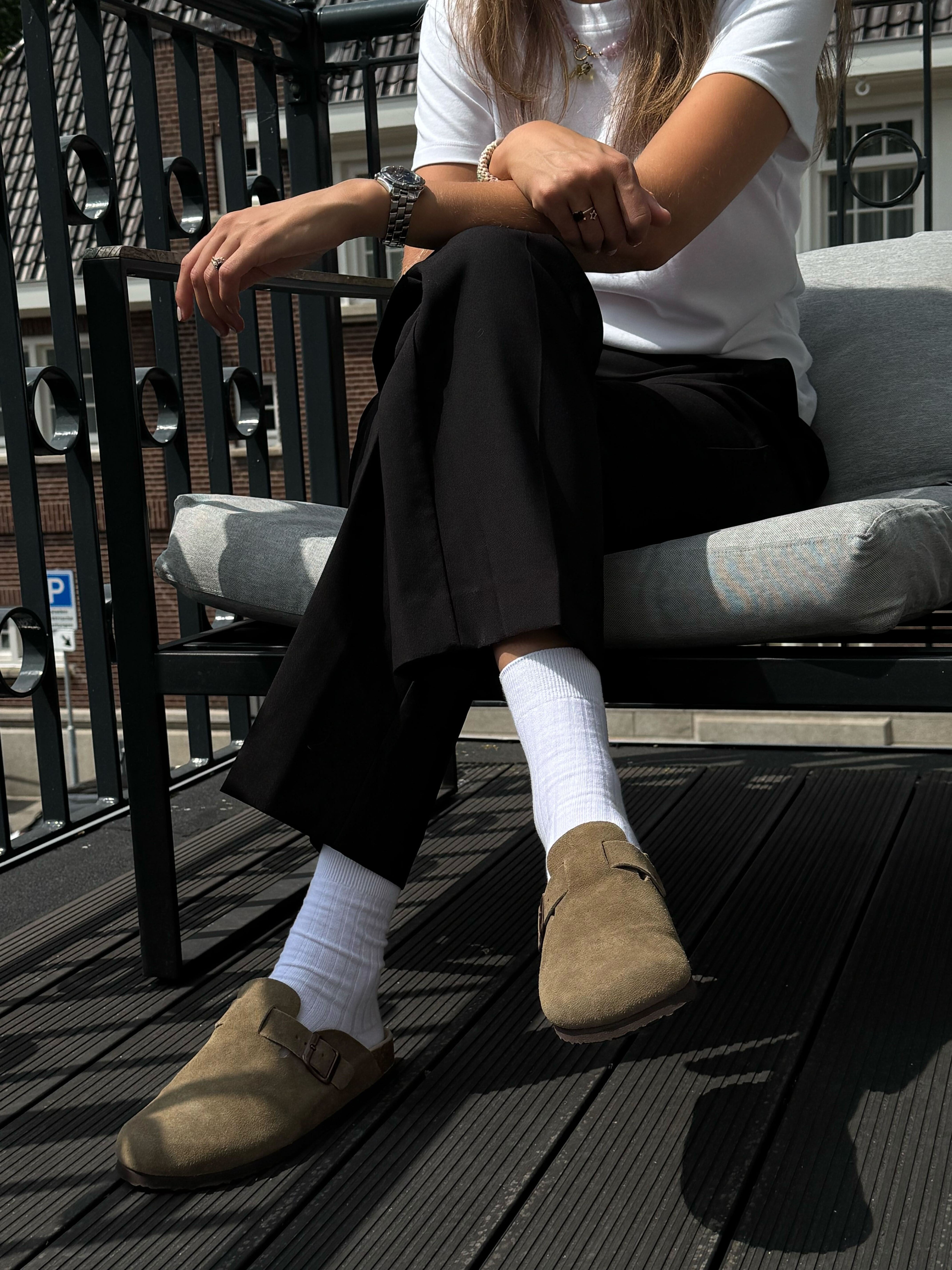 Anti-odour socks White