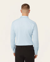 Knitted non-iron shirt Light Blue
