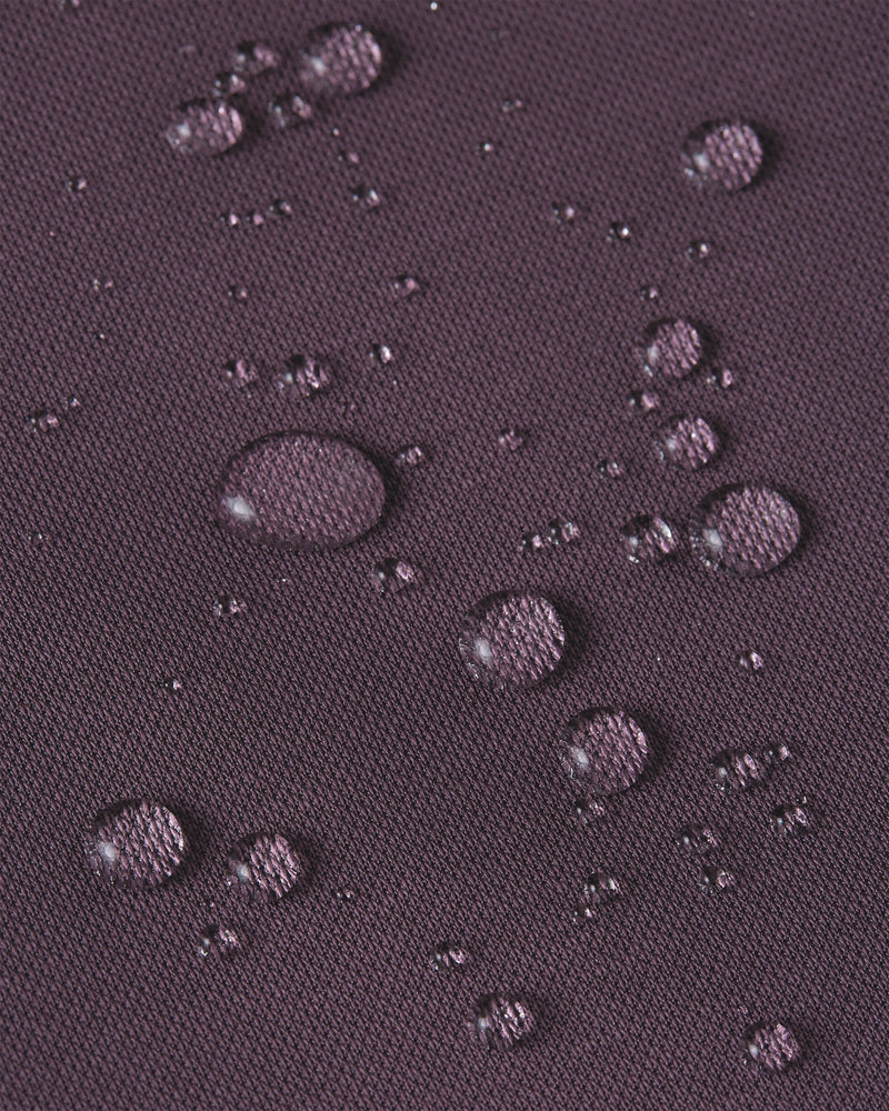 Knitted non-iron shirt Dark Plum