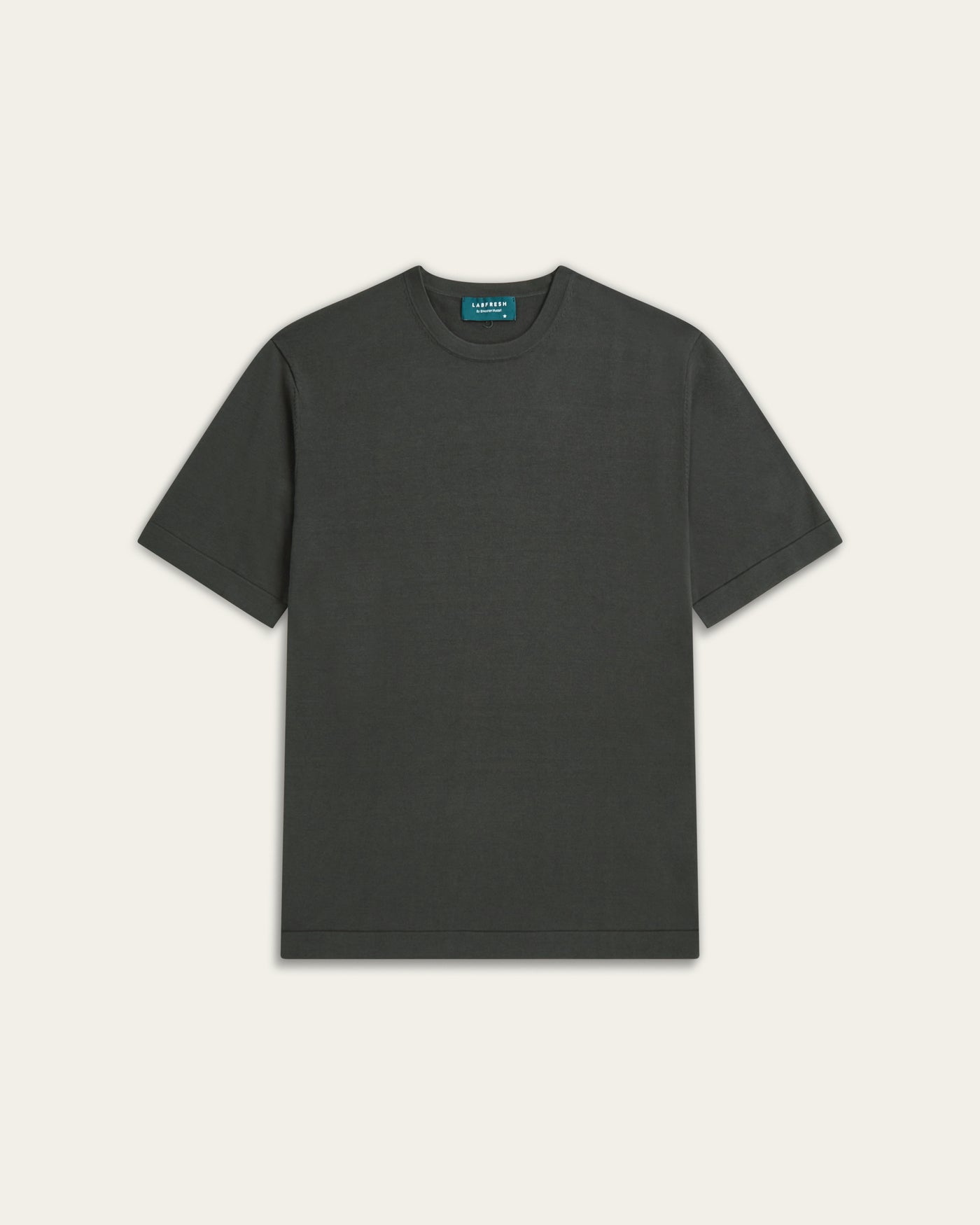 Knitted t-shirt Dark grey