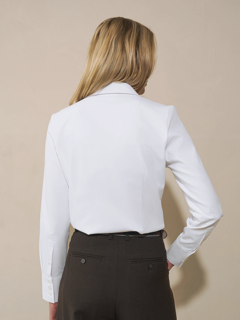 Slim fit Bluse White