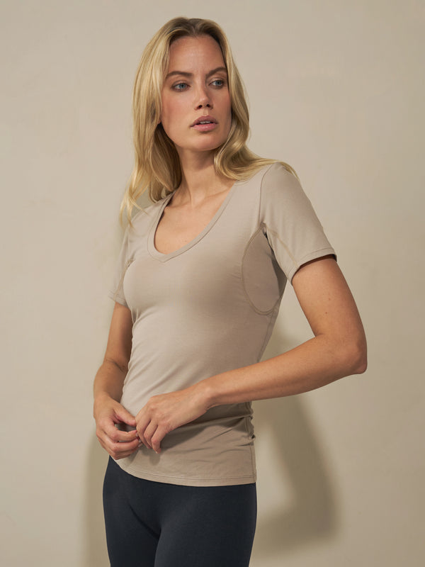 Sweat-proof undershirt Khaki