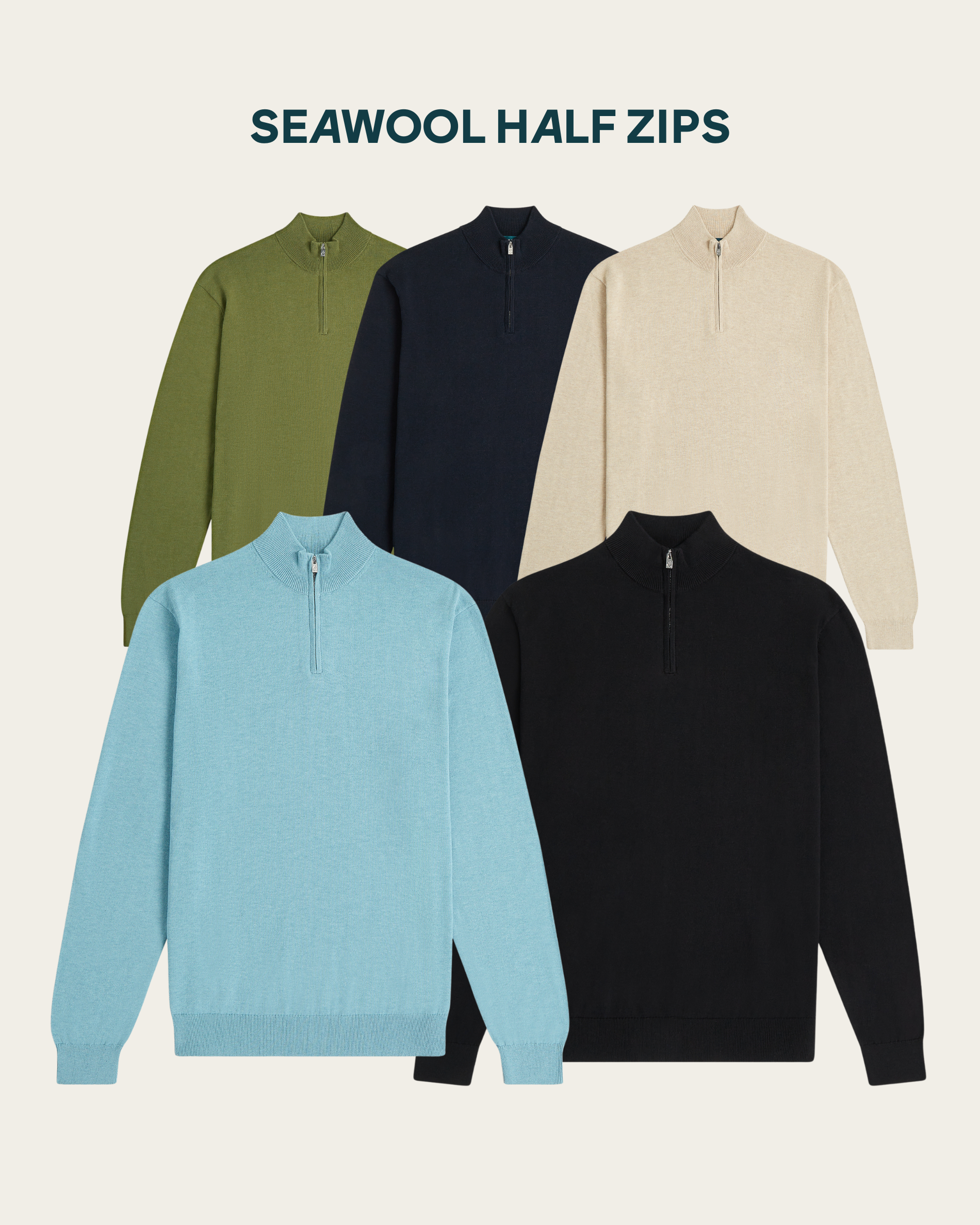 Seawool Crewneck Navy