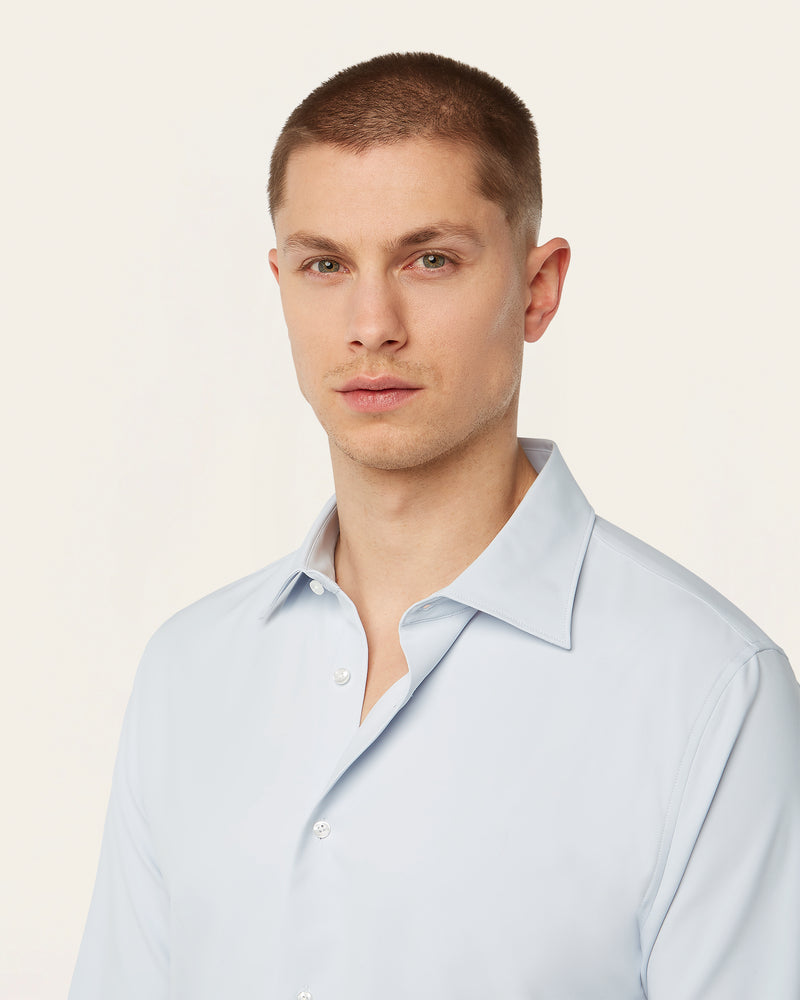 Classic non-iron 2-pack | White & Light Blue