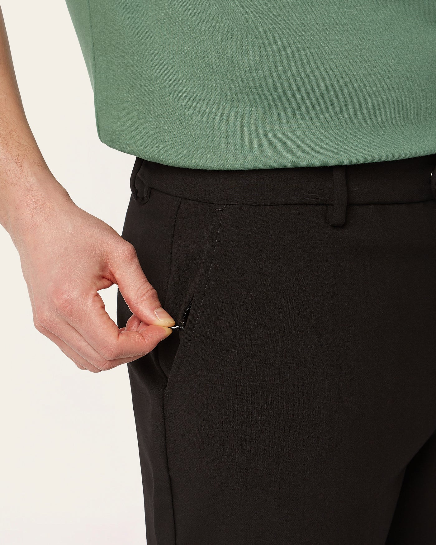 Straight pants Black