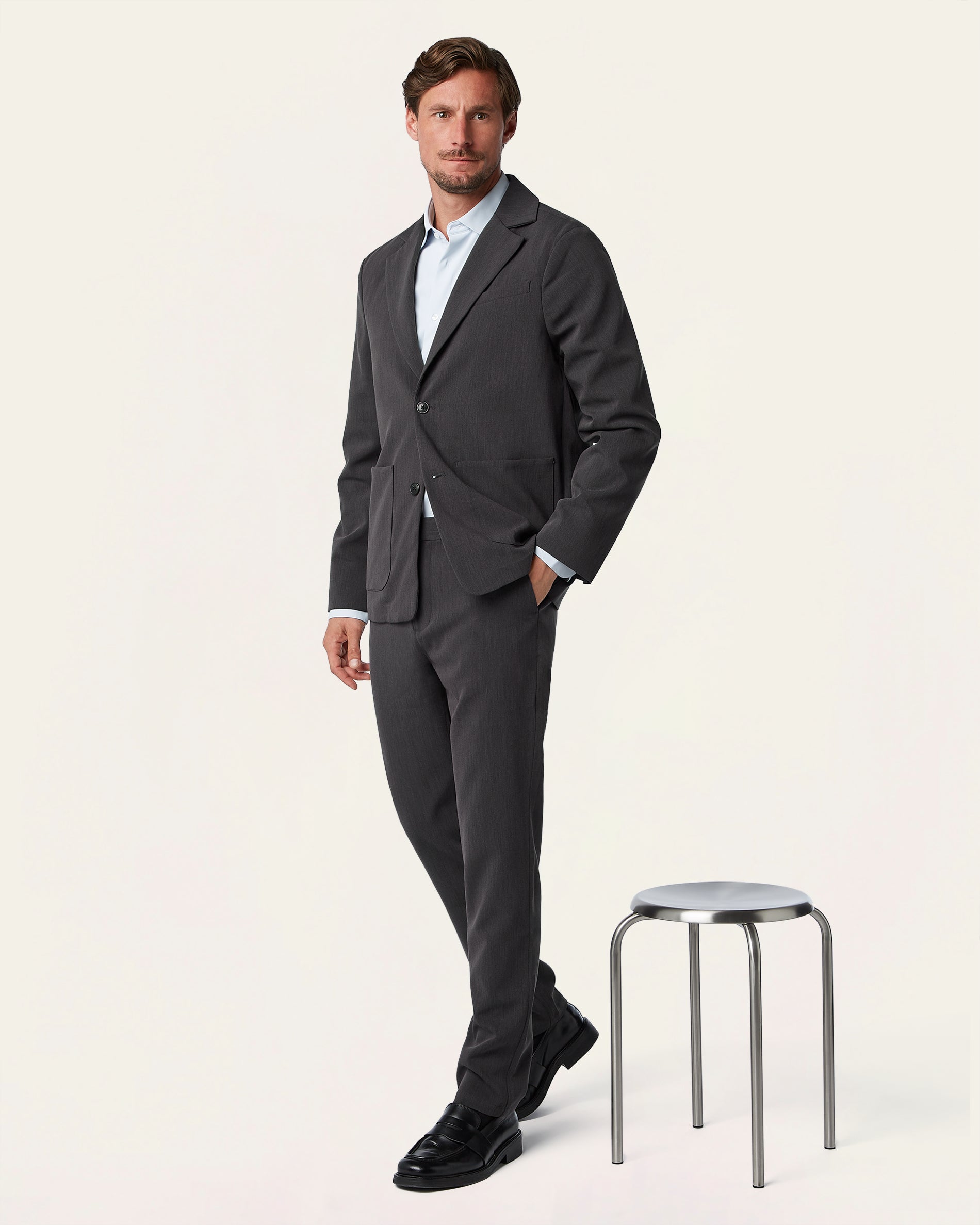 Classic Pants Dark Grey