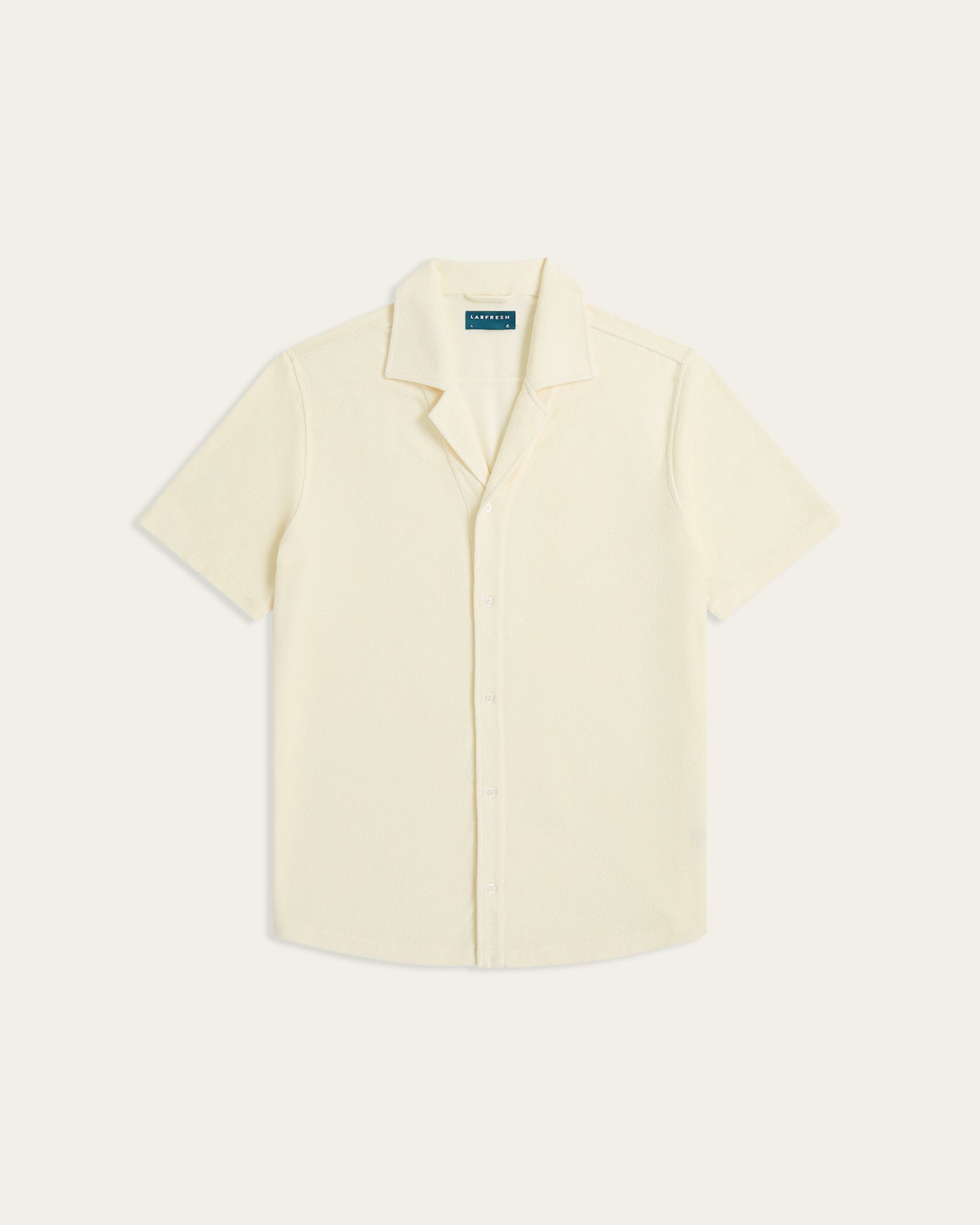 Short sleeve Terry Shirt Off White