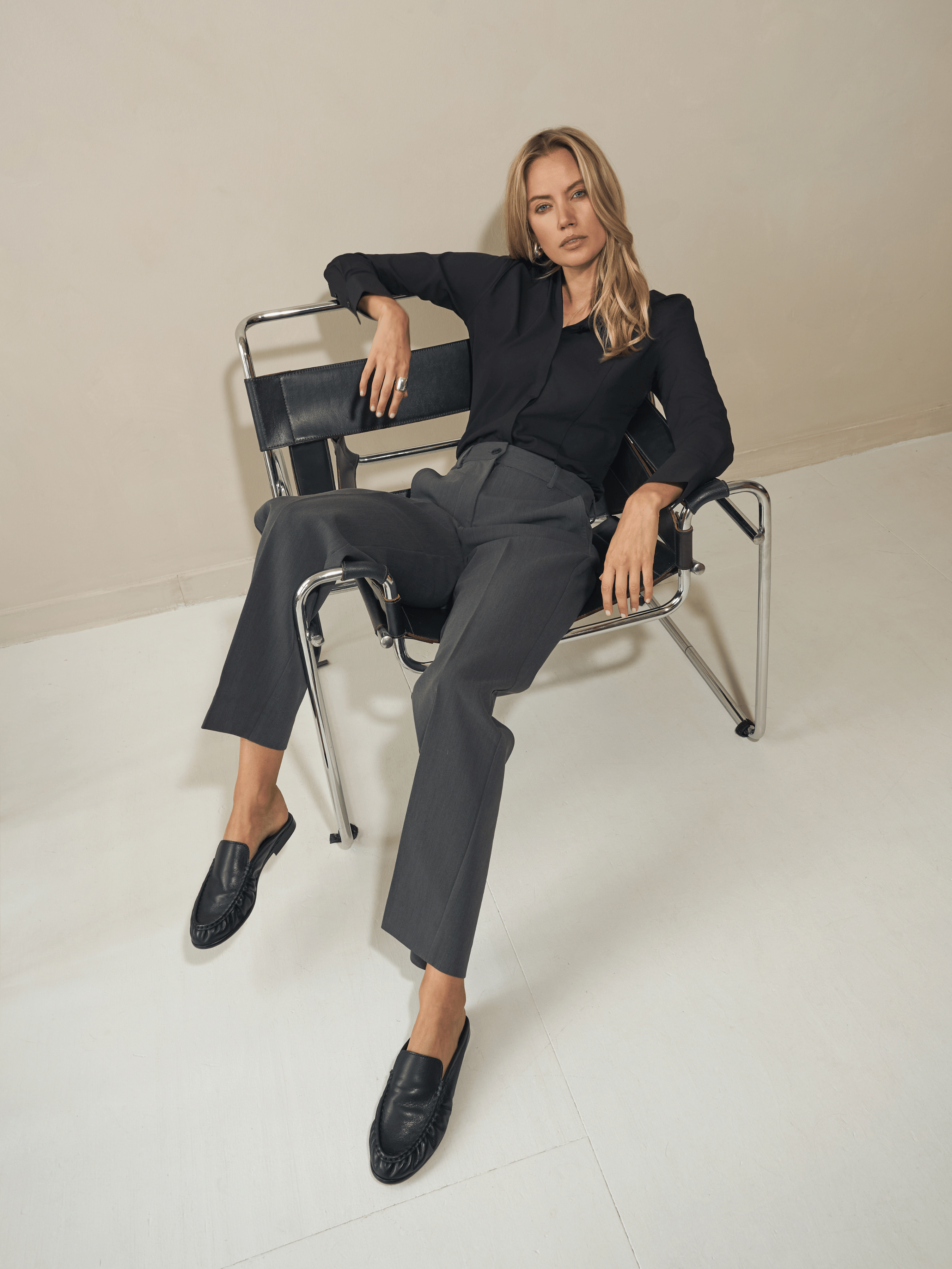 Slim fit Blouse - Black