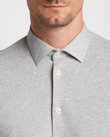 Knitted Shirt Light Grey