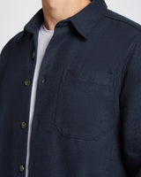 Flannel Overshirt Navy